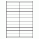 581 - Label Size 105mm x 25.4mm - 22 labels per sheet